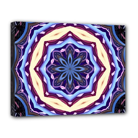 Mandala Art Design Pattern Canvas 14  X 11  by BangZart