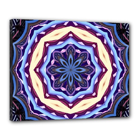 Mandala Art Design Pattern Canvas 20  X 16  by BangZart