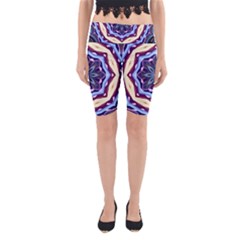 Mandala Art Design Pattern Yoga Cropped Leggings by BangZart