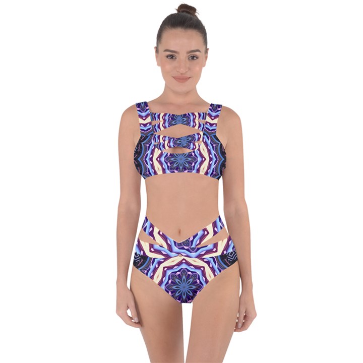 Mandala Art Design Pattern Bandaged Up Bikini Set 