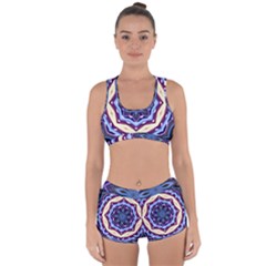 Mandala Art Design Pattern Racerback Boyleg Bikini Set