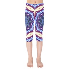 Mandala Art Design Pattern Kids  Capri Leggings 