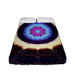 Mandala Art Design Pattern Fitted Sheet (full/ Double Size) by BangZart