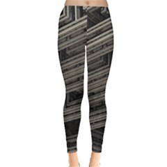 Fractal 3d Construction Industry Leggings  by BangZart