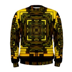 Abstract Glow Kaleidoscopic Light Men s Sweatshirt by BangZart