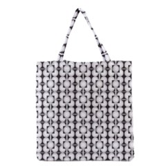 Pattern Background Texture Black Grocery Tote Bag by BangZart