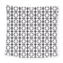 Pattern Background Texture Black Square Tapestry (Large) View1