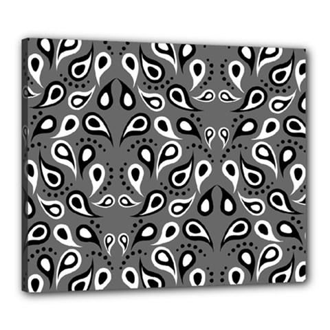 Paisley Pattern Paisley Pattern Canvas 24  X 20  by BangZart