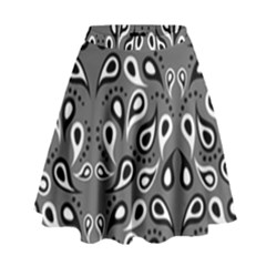 Paisley Pattern Paisley Pattern High Waist Skirt by BangZart