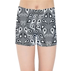 Paisley Pattern Paisley Pattern Kids Sports Shorts by BangZart