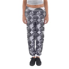 Metal Circle Background Ring Women s Jogger Sweatpants by BangZart