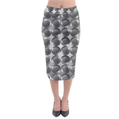 Metal Circle Background Ring Midi Pencil Skirt by BangZart