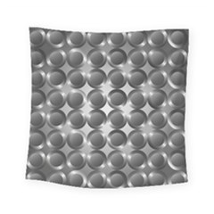 Metal Circle Background Ring Square Tapestry (small) by BangZart