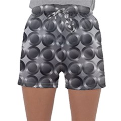 Metal Circle Background Ring Sleepwear Shorts