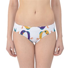 Pattern Circular Birds Hipster Bikini Bottoms by BangZart