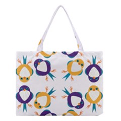 Pattern Circular Birds Medium Tote Bag by BangZart