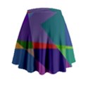 Abstract #415 Tipping Point Mini Flare Skirt View2