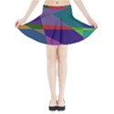 Abstract #415 Tipping Point Mini Flare Skirt View3