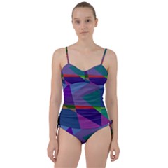 Abstract #415 Tipping Point Sweetheart Tankini Set