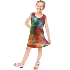 Peeled Wall                        Kid s Tunic Dress by LalyLauraFLM