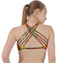 Peeled wall                        Criss Cross Racerback Sports Bra View2