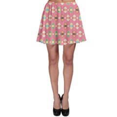 Cute Eggs Pattern Skater Skirt by linceazul