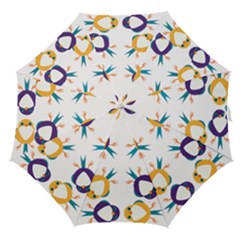 Pattern Circular Birds Straight Umbrellas by BangZart