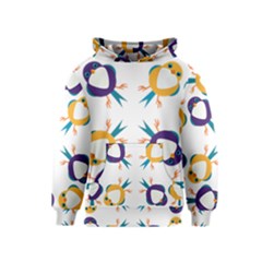 Pattern Circular Birds Kids  Pullover Hoodie by BangZart