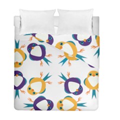 Pattern Circular Birds Duvet Cover Double Side (full/ Double Size) by BangZart