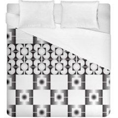 Pattern Background Texture Black Duvet Cover (king Size) by BangZart