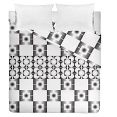 Pattern Background Texture Black Duvet Cover Double Side (queen Size) by BangZart