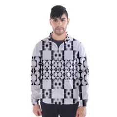 Pattern Background Texture Black Wind Breaker (men) by BangZart