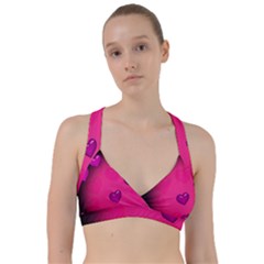 Background Heart Valentine S Day Sweetheart Sports Bra