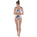 Metal Circle Background Ring Bandaged Up Bikini Set  View2