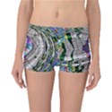 Water Ripple Design Background Wallpaper Of Water Ripples Applied To A Kaleidoscope Pattern Reversible Boyleg Bikini Bottoms View1