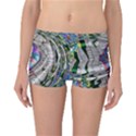 Water Ripple Design Background Wallpaper Of Water Ripples Applied To A Kaleidoscope Pattern Reversible Boyleg Bikini Bottoms View3