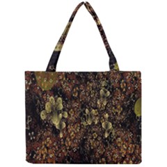 Wallpaper With Fractal Small Flowers Mini Tote Bag by BangZart