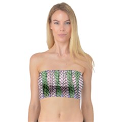 Nature Pattern Background Wallpaper Of Leaves And Flowers Abstract Style Bandeau Top by BangZart