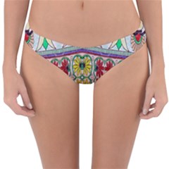 Kaleidoscope Background  Wallpaper Reversible Hipster Bikini Bottoms