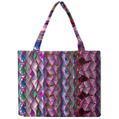 Textured Design Background Pink Wallpaper Of Textured Pattern In Pink Hues Mini Tote Bag by BangZart