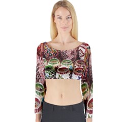 Colorful Oriental Candle Holders For Sale On Local Market Long Sleeve Crop Top by BangZart