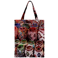 Colorful Oriental Candle Holders For Sale On Local Market Zipper Classic Tote Bag by BangZart