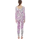 Floral Pattern Background Long Sleeve Catsuit View2