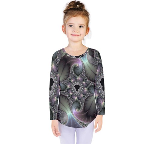 Precious Spiral Kids  Long Sleeve Tee by BangZart