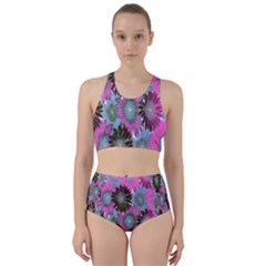 Floral Pattern Background Bikini Swimsuit Spa Swimsuit 