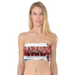 Fun And Unique Illustration Of The Uk Union Jack Flag Made Up Of Cartoon Ladybugs Bandeau Top by BangZart