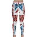 Fun And Unique Illustration Of The Uk Union Jack Flag Made Up Of Cartoon Ladybugs Classic Yoga Leggings View1