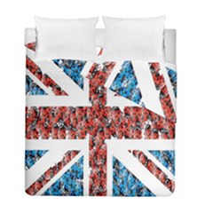 Fun And Unique Illustration Of The Uk Union Jack Flag Made Up Of Cartoon Ladybugs Duvet Cover Double Side (full/ Double Size) by BangZart