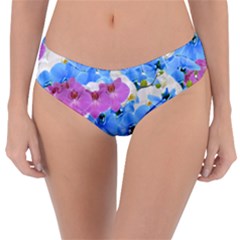 Tulips Floral Pattern Reversible Classic Bikini Bottoms