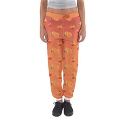 Peach Fruit Pattern Women s Jogger Sweatpants